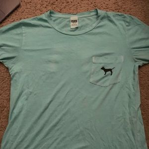 Bright Blue PINK shirt